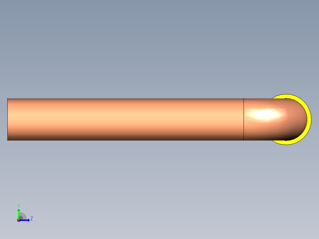 插头连接器Wirebridge_7.0xD0.6mm左视图