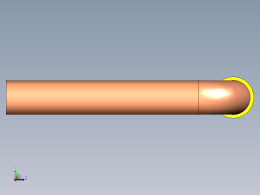 插头连接器Wirebridge_7.0xD0.6mm左视缩略图