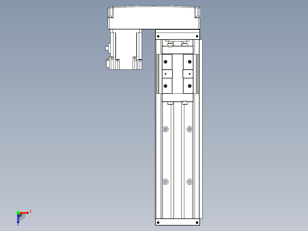 钢基模组TPA-KSR-8610C-340A1-ML-H0S0俯视图