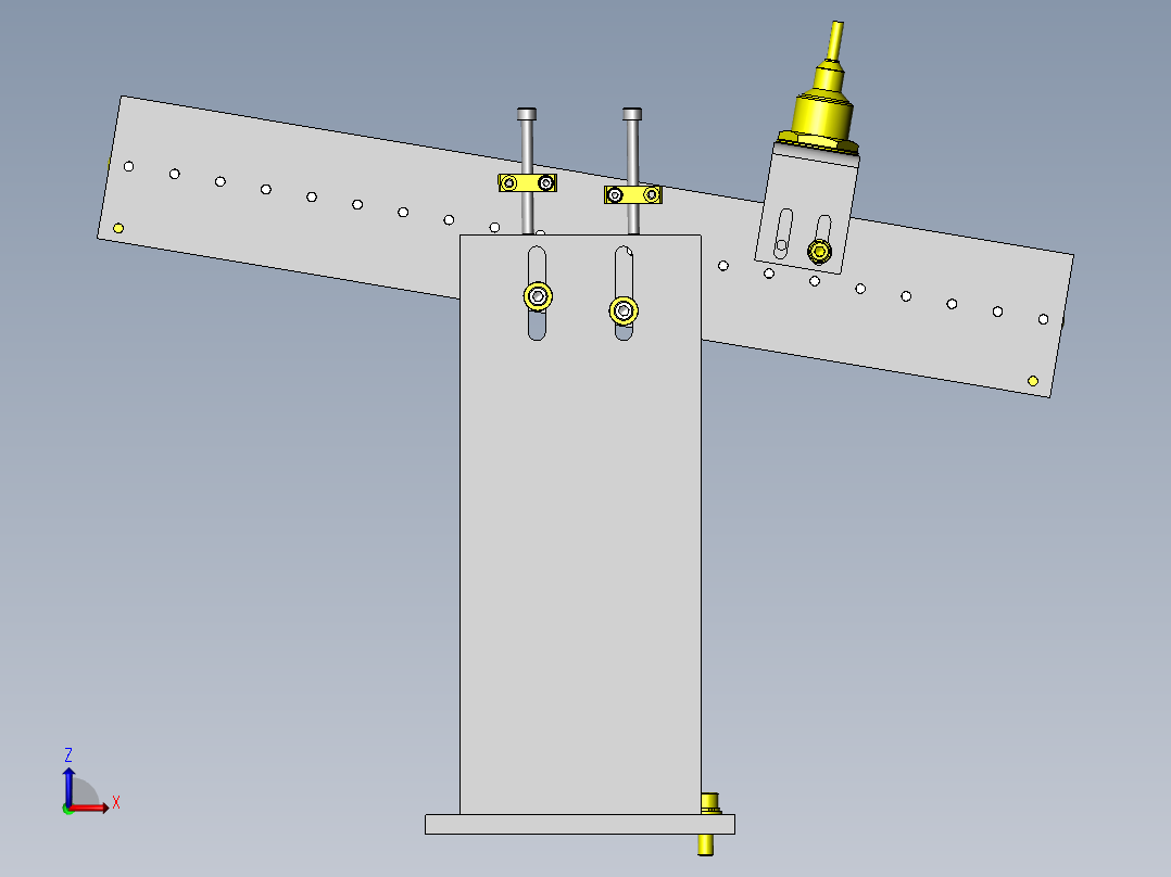 自动集中搬运前视图