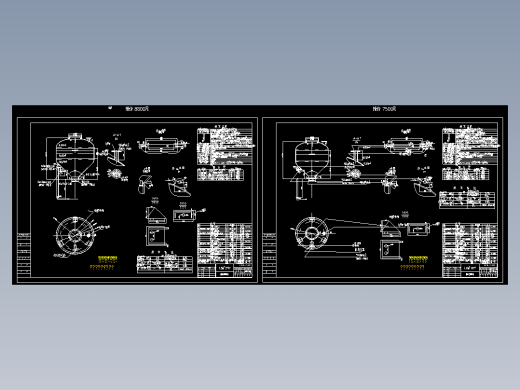 Φ1200X8立方仓泵两总图