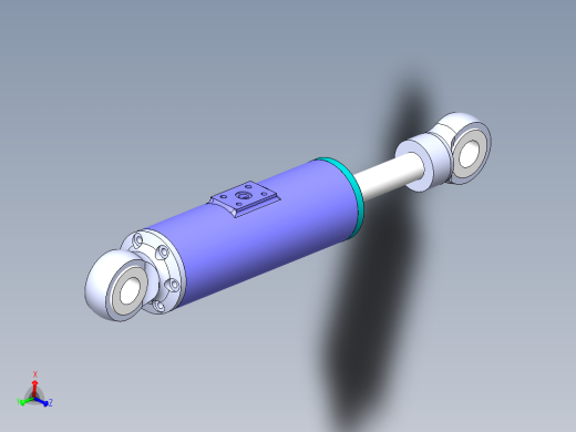 solidworks 液压缸阻尼器设计