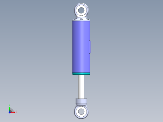 solidworks 液压缸阻尼器设计前视缩略图