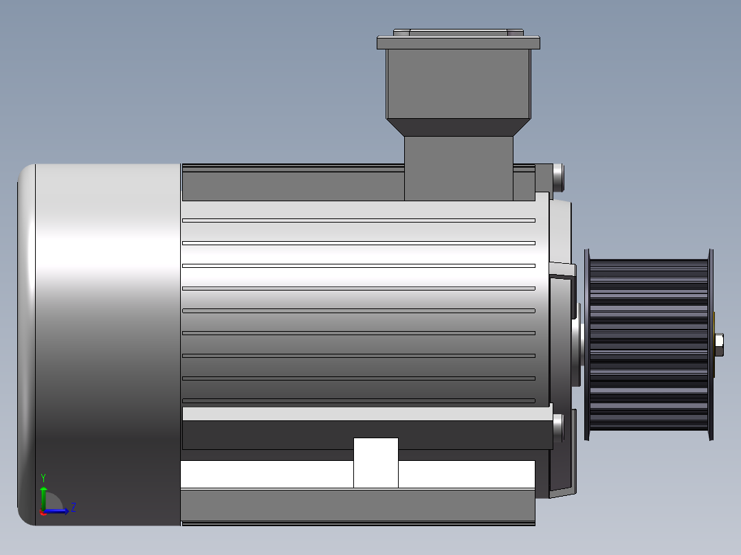 solidworks 皮带运输机左视图