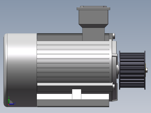 solidworks 皮带运输机左视缩略图