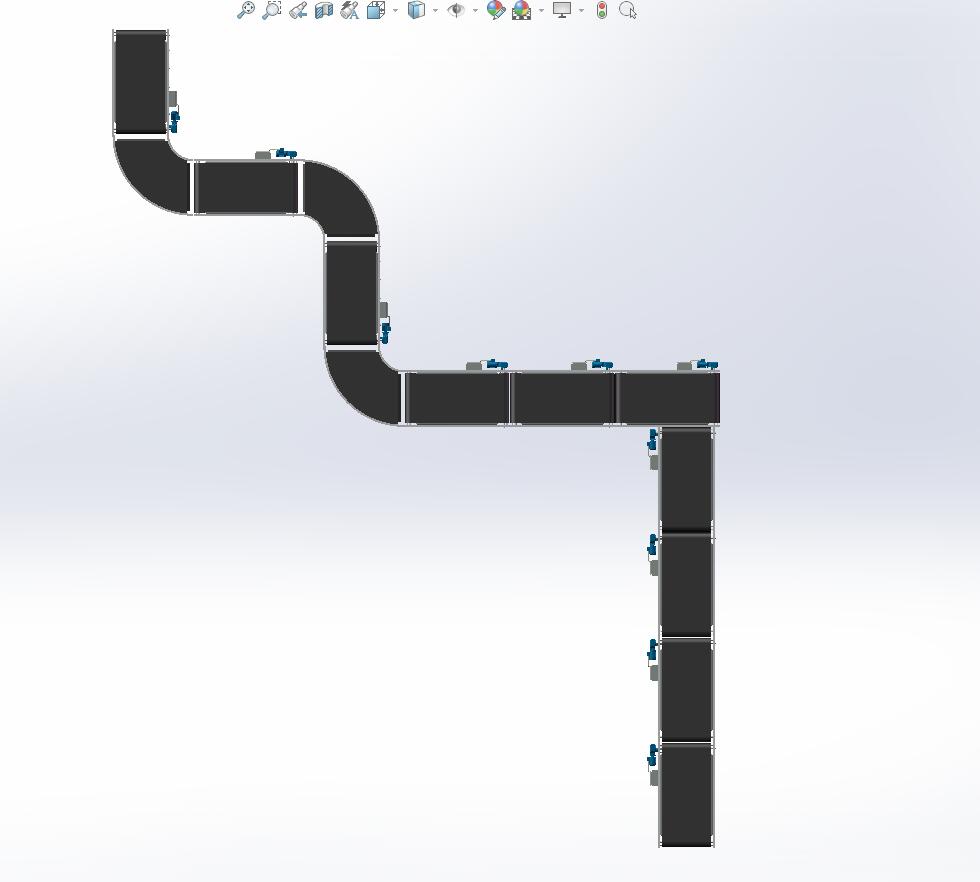 solidworks 皮带运输机