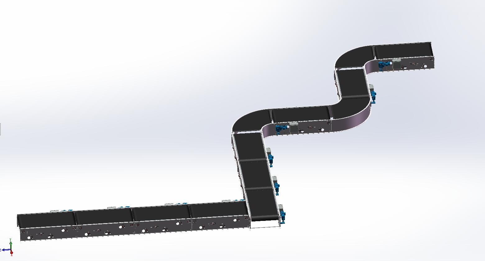 solidworks 皮带运输机