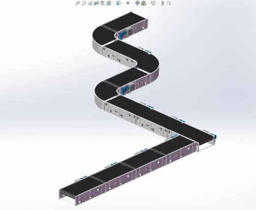 solidworks 皮带运输机缩略图