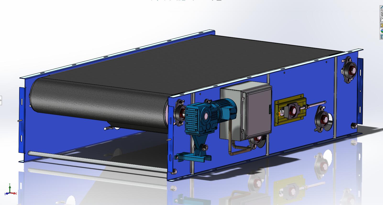 solidworks 皮带运输机