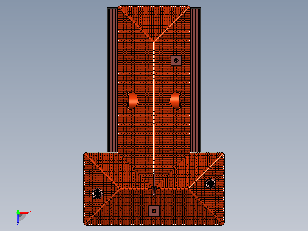 房屋信号塔瞭望塔瞭望亭岗亭俯视图