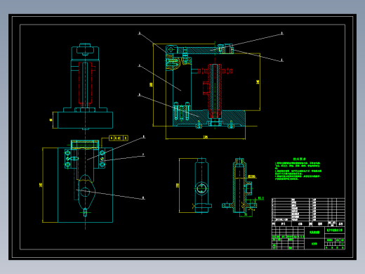 总泵缸体零件机械加工工艺规程及钻ф10.5孔夹具设计包含CAD图纸