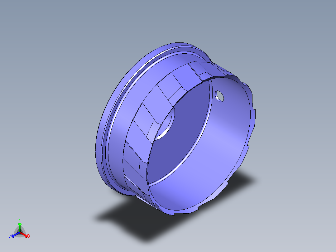 分度盘数控加工工艺及程序编制（全部结清）正等轴测图