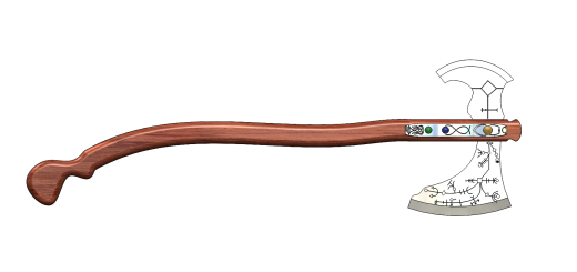 游戏战斧斧头模型缩略图