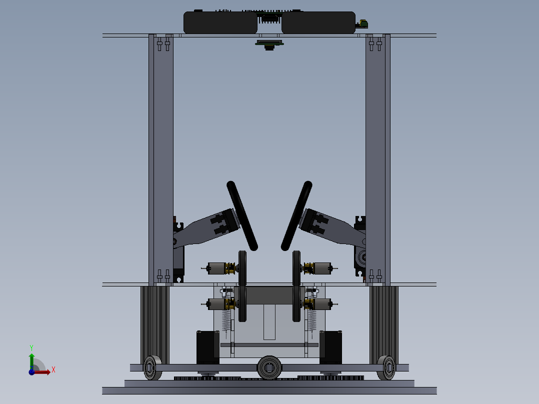 拉斯维加斯-卡牌自动分拣机前视图