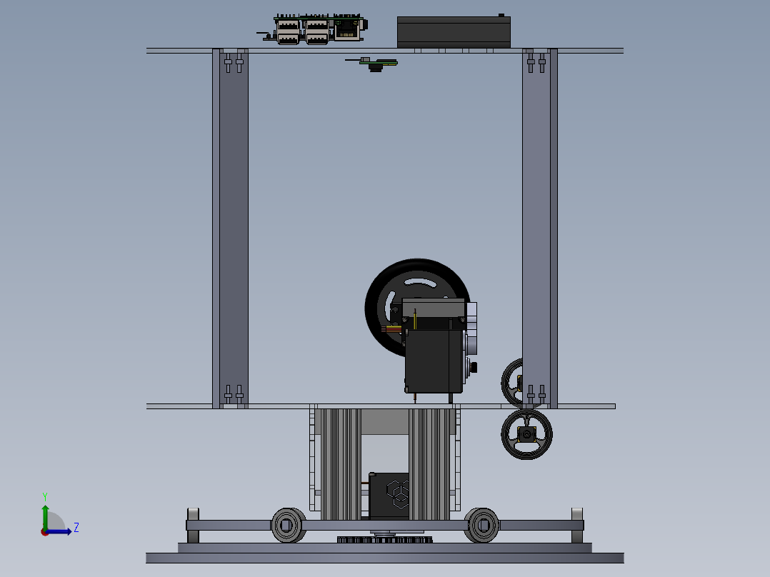 拉斯维加斯-卡牌自动分拣机左视图