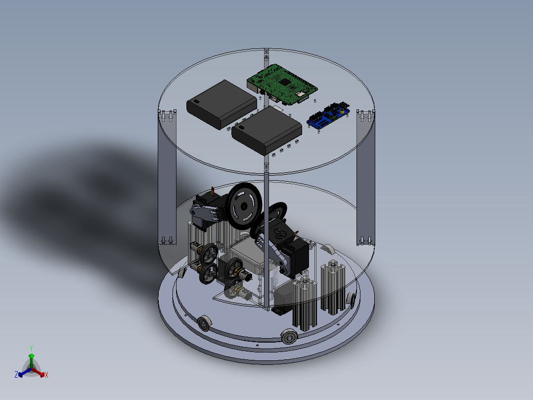 拉斯维加斯-卡牌自动分拣机正等轴测图