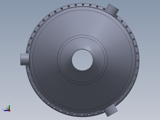 燃烧室模型图右视缩略图