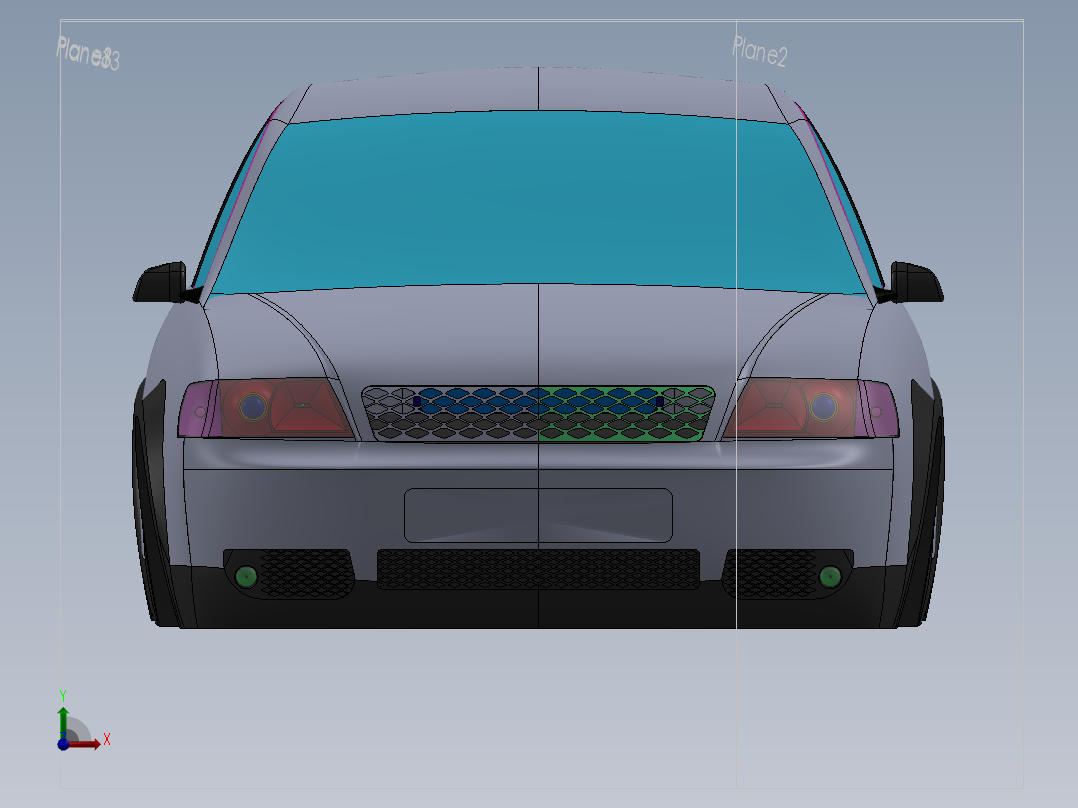 奥迪+A6+Allroad前视图