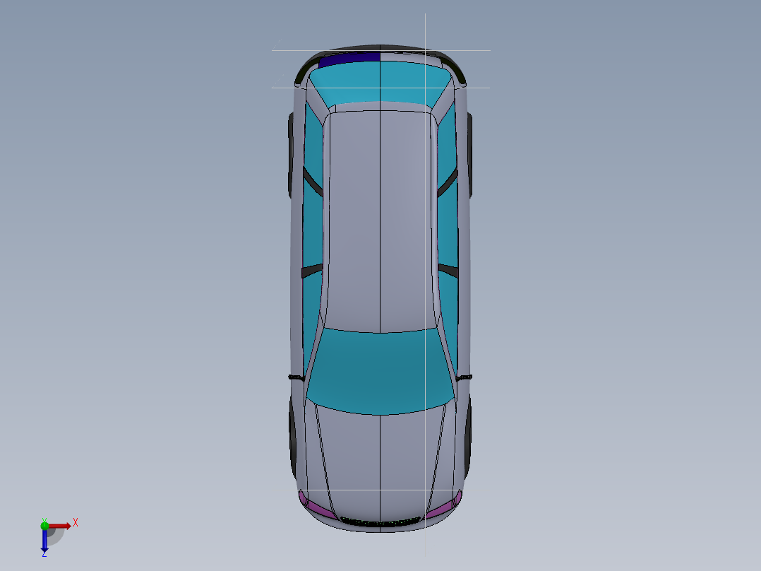 奥迪+A6+Allroad俯视图