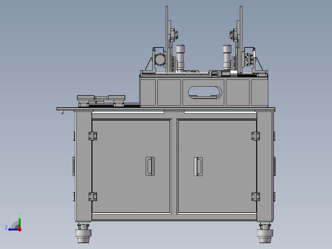 一台锁螺丝机右视图