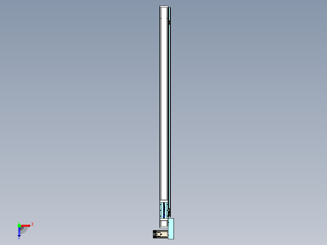 欧规系列-LB6A-L65-S1450-BL-ZP40-C3俯视图