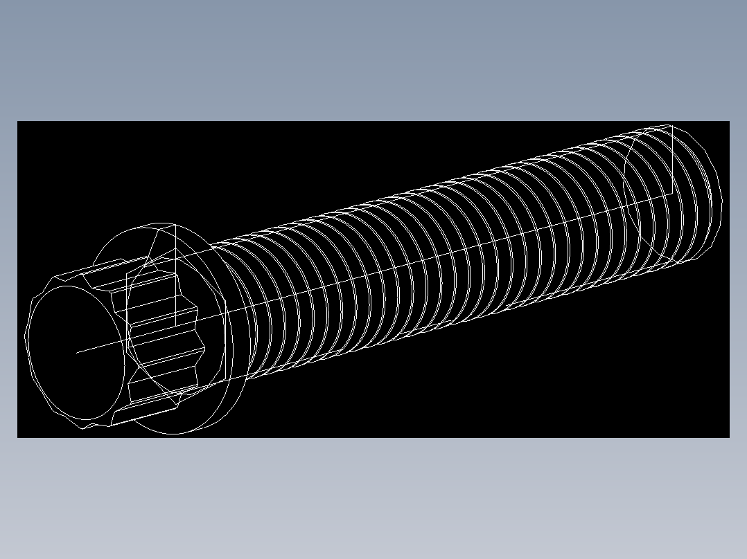 1_4in-28法兰头螺钉-1-4in-28 1.25long 12-point screws.DWG