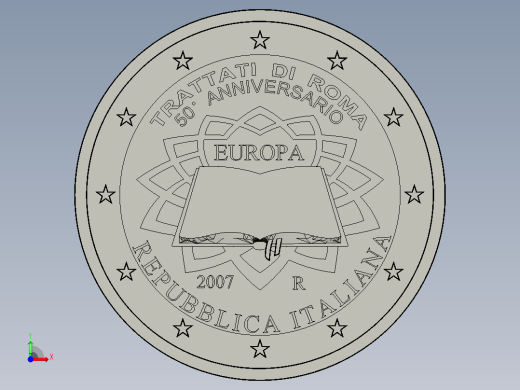 欧洲硬币前视缩略图