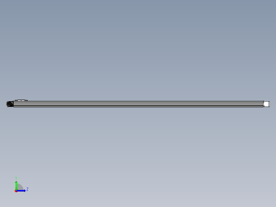 同步带滑台-欧规BC6-L120-S2600-L-P40-D3左视图