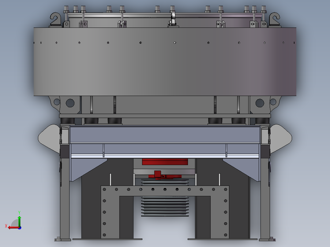 1145制砂机后视图