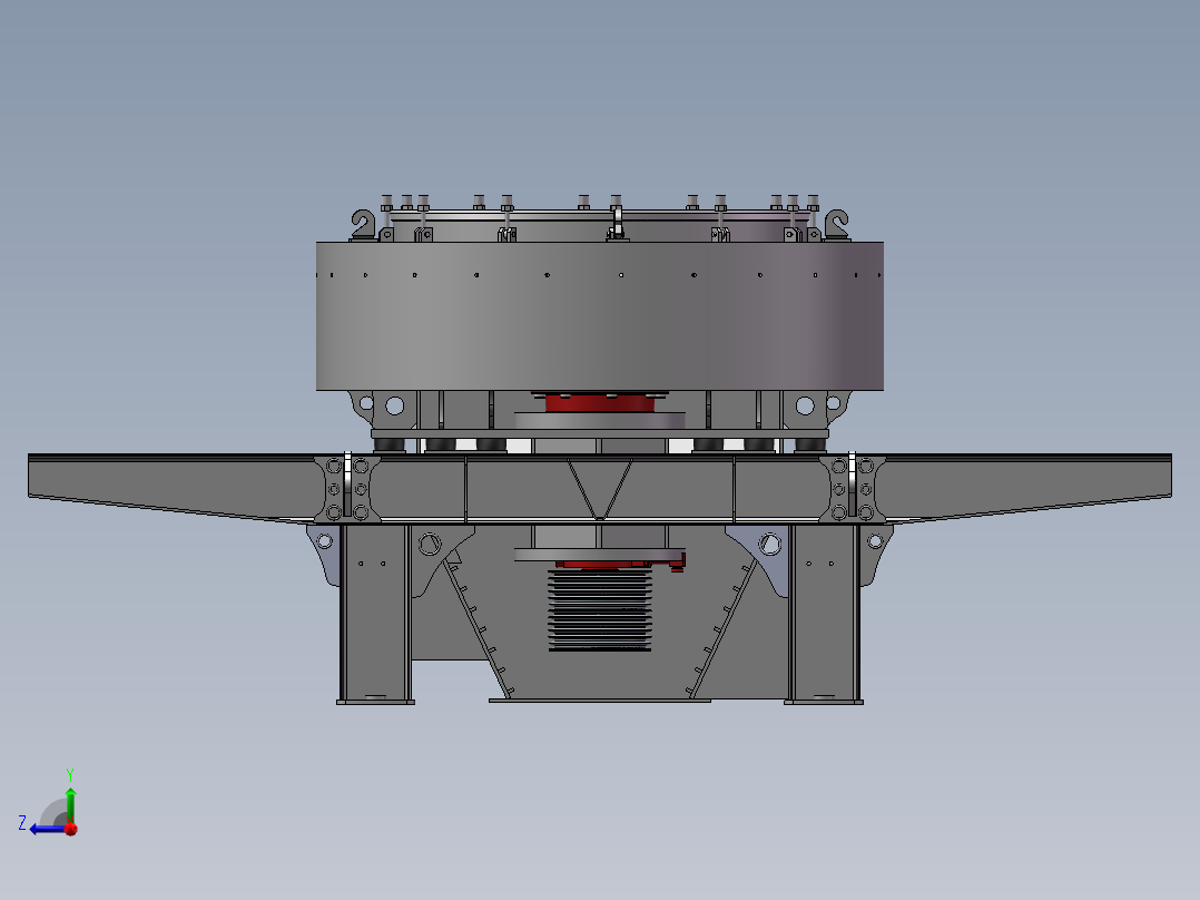 1145制砂机右视图