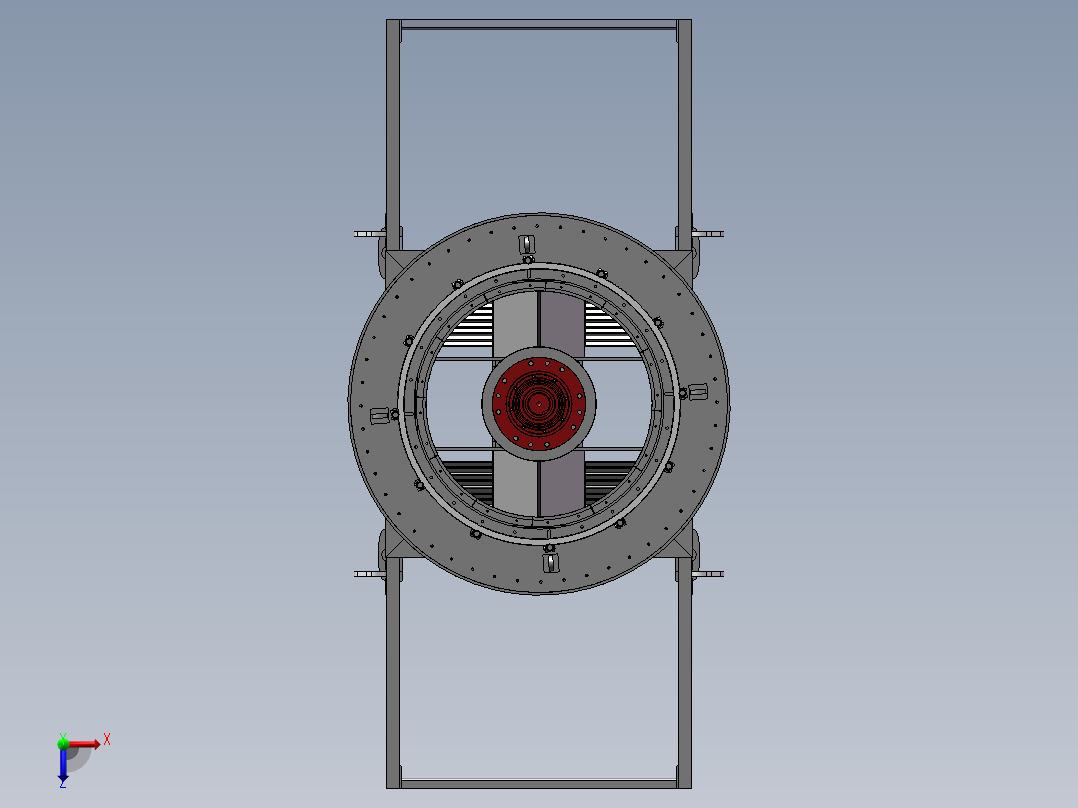 1145制砂机俯视图