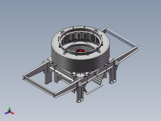 1145制砂机正等轴测缩略图