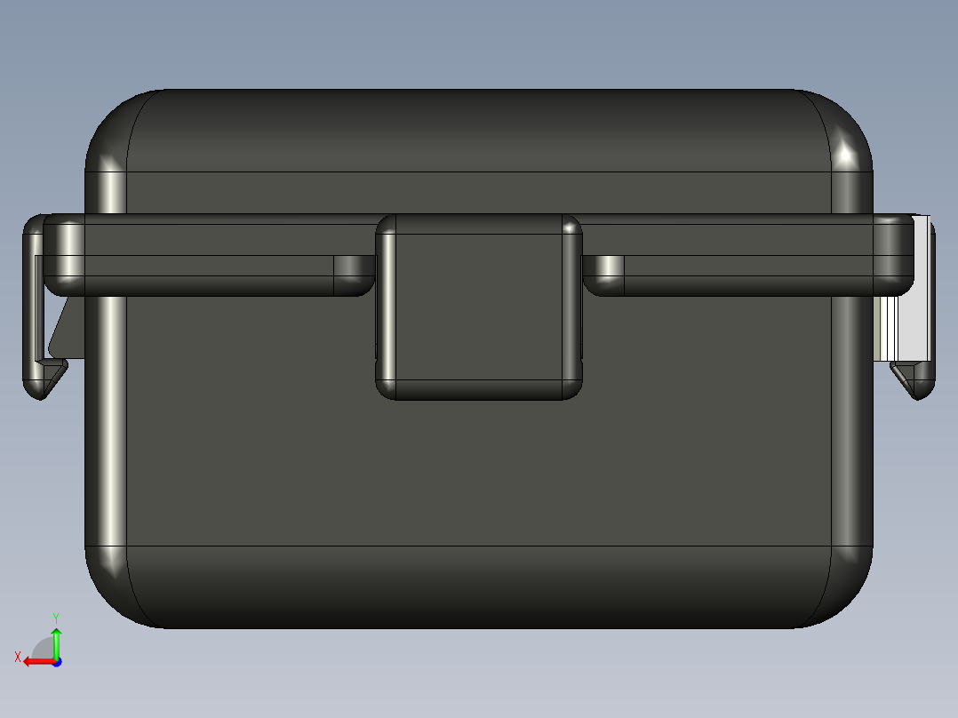 机械端止外壳后视图