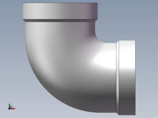 弯头-90°等径 DN20前视缩略图