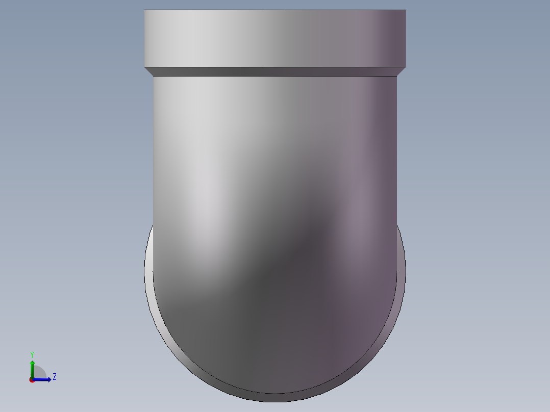 弯头-90°等径 DN20左视图