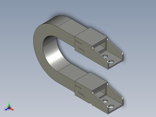 THK_SILEBEAR(无连接电缆拖链)KSL _KSH正等轴测缩略图