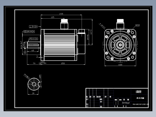 电机MS6H-180CS(M)orTL15BZ2-43P0.DWG
