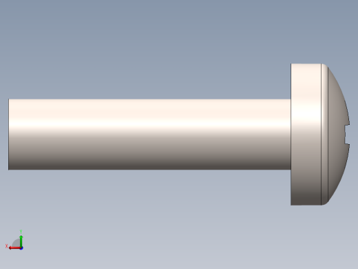 螺丝 M2.5 十字盘头-M2.5 x 10 Screw head.SLDPRT后视缩略图