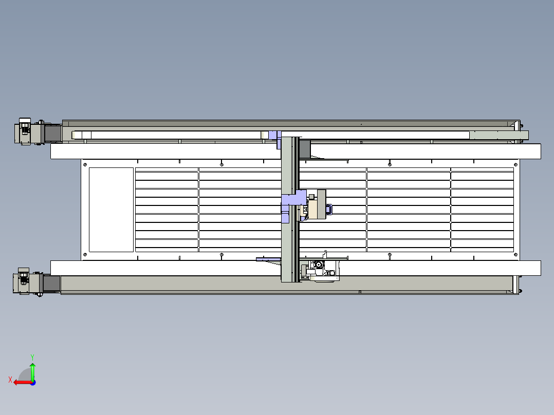 SHY-S2090动柱四轴摆头龙门加工中心后视图
