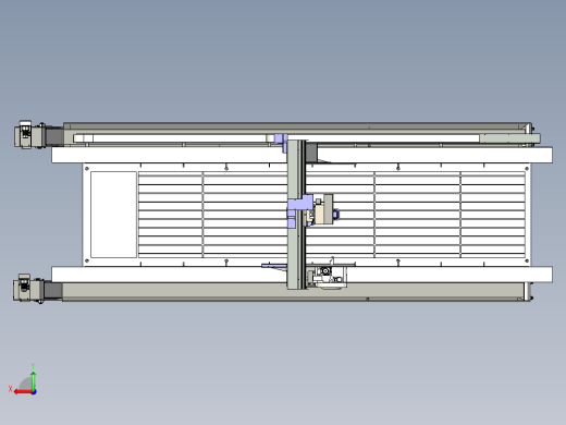 SHY-S2090动柱四轴摆头龙门加工中心后视缩略图