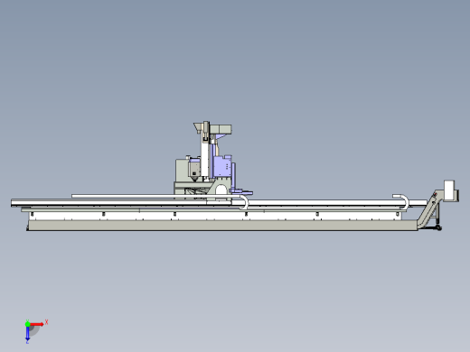 SHY-S2090动柱四轴摆头龙门加工中心俯视缩略图