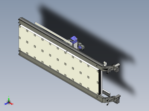 SHY-S2090动柱四轴摆头龙门加工中心正等轴测缩略图