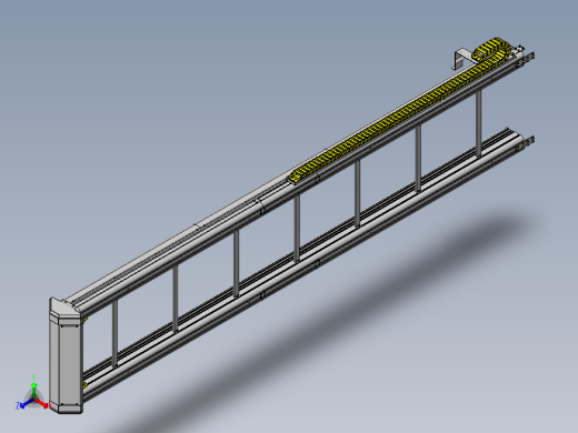 立仓库式AGV_升降单元正等轴测缩略图