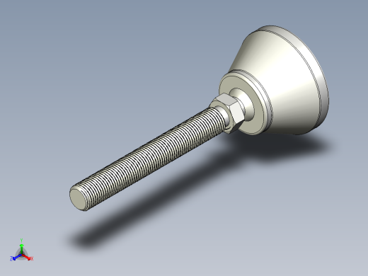工程塑膠水平調整腳座269-3D多系列多零件图纸模型