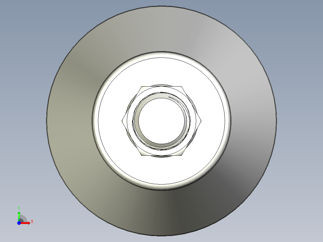 工程塑膠水平調整腳座269-3D多系列多零件图纸模型前视图