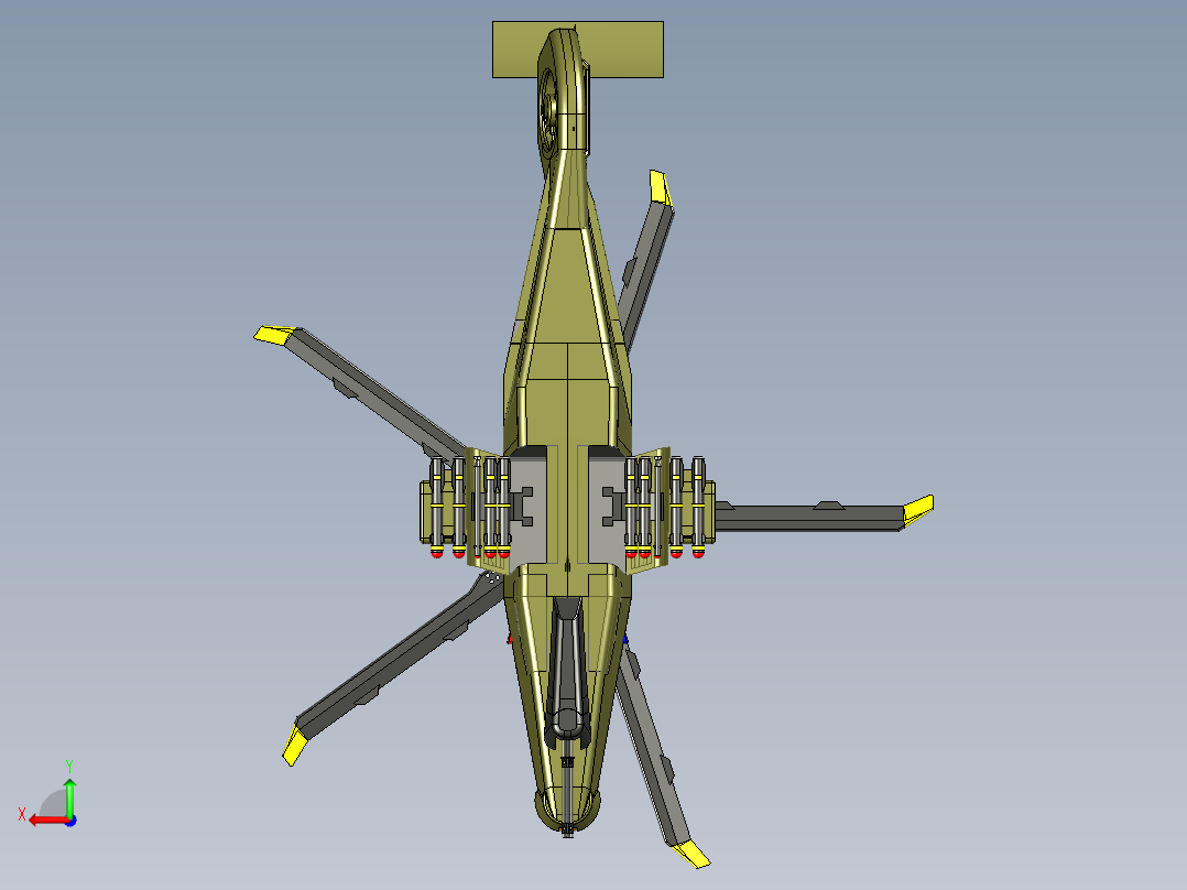 RAH-66卡曼奇(Comanche)简易直升机后视图