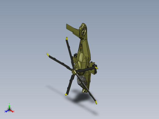 RAH-66卡曼奇(Comanche)简易直升机正等轴测缩略图