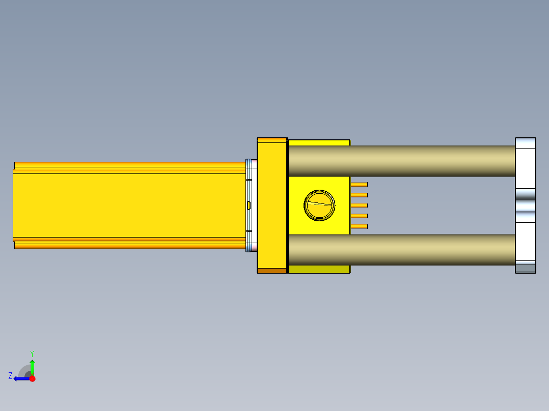 R3-CNC5笔记本CNC工装夹具三维模型-2015-12-28右视图