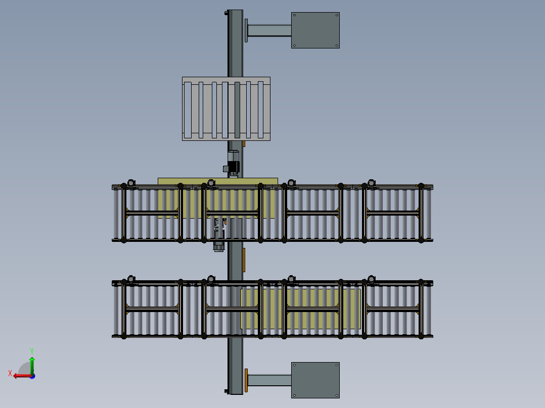 桁架机械手板材搬运sw20后视图