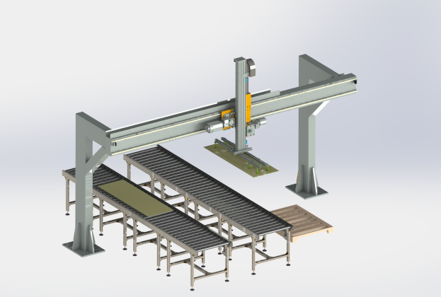桁架机械手板材搬运sw20